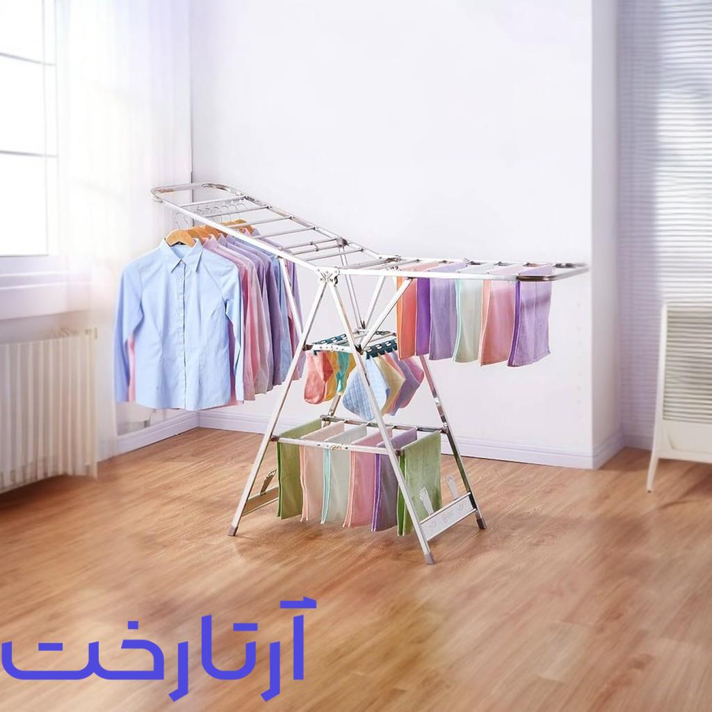 رخت آویز تمام استیل