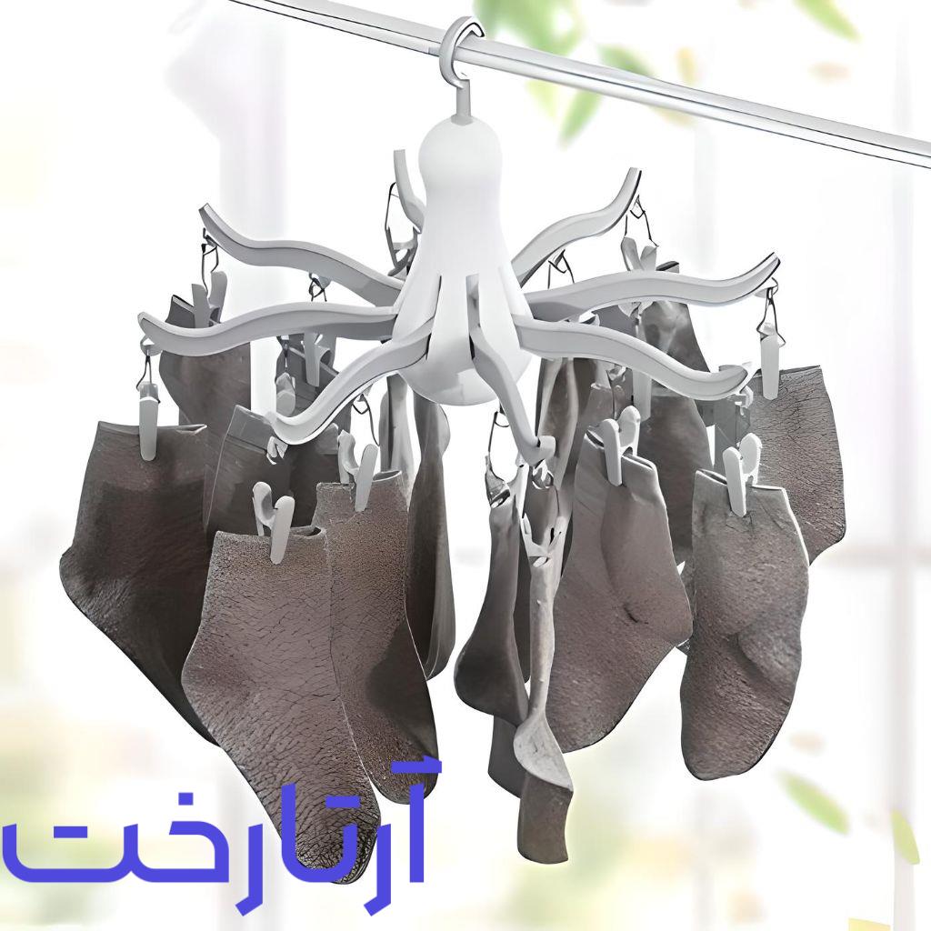 خرید عمده رخت آویز هشت پا